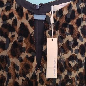 Lavender brown dress